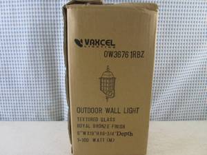 lot 185 image: (F-0) Vaxcel Lighting Outdoor Wall ...