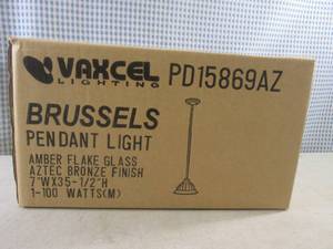 lot 188 image: (EW4) Vaxcel Lighting Brussels Pend...