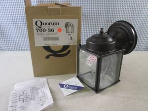 lot 196 image: (EC1) Quorum Box Lantern - Open Box...