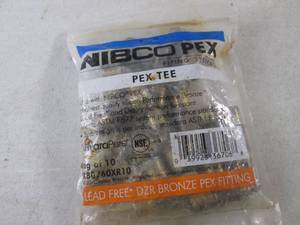 lot 202 image: (FS) Bag of 10 34 Bronze Pex Tee ...