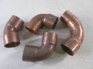 lot 208 image: (FS) 4 Copper 1 38 Fittings...