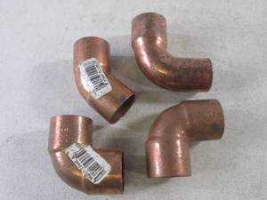 lot 211 image: (FS) 4 Copper 1 Fittings...