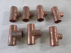 lot 212 image: (FS) 7 Copper 78 Fittings...
