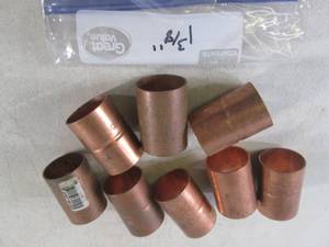 lot 226 image: (FS) 8 Copper 1 38 Fittings...