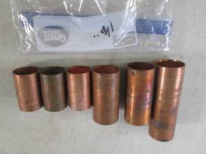 lot 219 image: (FS) 6 Copper 1 18 Fittings...