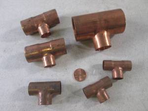 lot 237 image: (FS) 6 Assorted Copper Fittings...