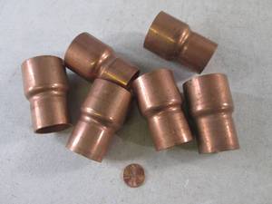 lot 238 image: (FS) 6 Copper Fittings...