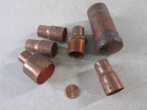 lot 251 image: (FS) 6 Assorted Copper Fittings...