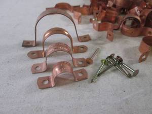lot 256 image: (FS) Assorted Copper Straps with Na...