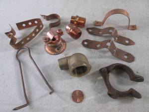 lot 258 image: (FS) Assorted Copper  Brass Parts...