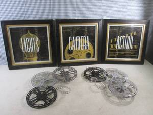 lot 276 image: (G-1) Framed and Metal Wall Decor -...
