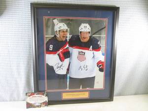 lot 288 image: (D-1) Signed Zack Parise and Ryan S...