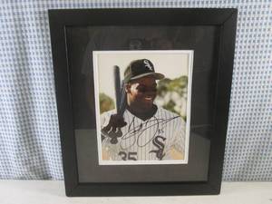 lot 289 image: (C-3) Signed Frank Thomas Framed Ph...