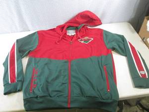 lot 293 image: (CS) Minnesota Wild Hoodie Size XXL...