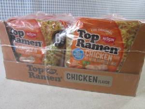 lot 320 image: (B-1) Chicken Top Ramen Case of 4 6...
