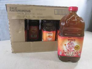 lot 337 image: (B-3) Case 8 Bottles Peach Sweet Le...
