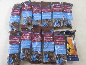 lot 350 image: (B-2) 11 Bags Chocolate Covered Alm...