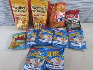 lot 351 image: (B-1) Assorted Bagged Snacks Dates ...
