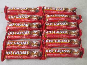 lot 365 image: (B-3) 12 100 Grand Candy Bars Past ...