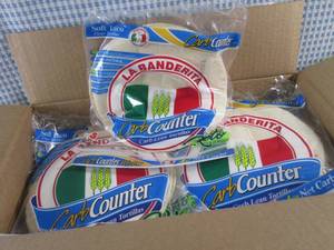 lot 372 image: (C-1) Case of 12 8 Count Flour Tort...