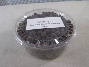 lot 377 image: (B-3) 2 Pounds Chocolate Covered Pe...