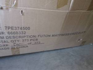 lot 382 image: Brand New Futon Size Mattress, Plus...