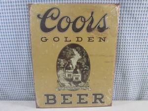 lot 33 image: (EC1) Coors Beer Tin Sign - 12 12...