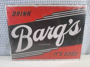 lot 42 image: (EC1) Drink Barqs Its Good Tin Si...