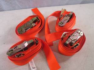 lot 75 image: (CS) 4 - 2 Ratchet Tie-Downs...