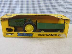 lot 166 image: (EC1) Ertl John Deere Tractor and W...