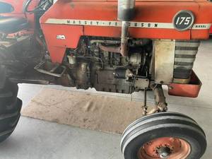 1972 Massey Ferguson MF 175 Diesel Tractor and Attachments
