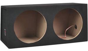 lot 16 image: METRA 10 Dual Sealed Subwoofer Enclosure - Charcoal