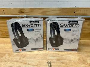 lot 103 image: TRITTON Lot of 2- Swarm Wireless Bluetooth Headsets
