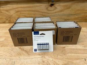lot 112 image: INSIGNIA Lot of 40 Packs of- A23 Batteries (12 per pack)
