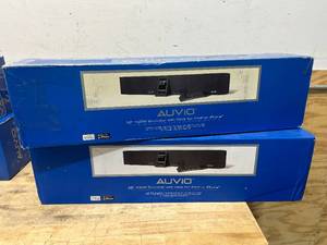 lot 115 image: AUVIO Lot of 2- 32 100W Soundbars with Dock for iPod or iPhone