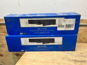 lot 116 image: AUVIO Lot of 2- 32 100W Soundbars with Dock for iPod or iPhone