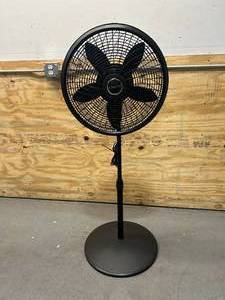 lot 120 image: LASKO 18 3-Speed-Height Adjustable Oscillating Fan