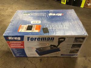 Kreg 34 HP Electric Foreman Pocket Hole Machine customer return see pictures