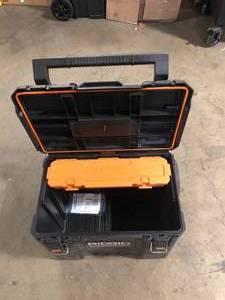 RIDGID 2.0 Pro 22 in. Gear System Rolling Tool Box customer return see pictures