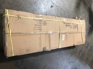 Husky 6 ft. Adjustable Height Solid Wood Top Workbench in Black for Heavy Duty Welded Steel Garage Storage System customer return see pictures