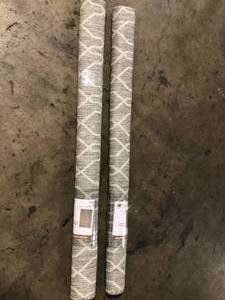 Lot of 2 MSI Clementine 63 in. x 84 in. Polypropylene IndoorOutdoor Area Rug not used see pictures