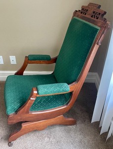 lot 30 image: Antique East Lake Rocking Chair