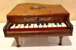 lot 62 image: Vintage Toy Grand Piano