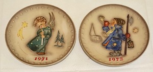 lot 73 image: 7 Bas Relief Hummel Collectors Plates