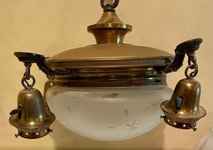lot 78 image: Vintage Ceiling Light Fixture