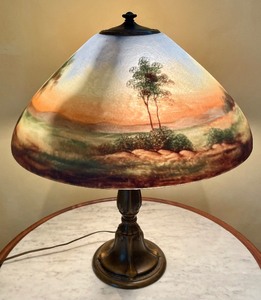 lot 17A image: Antique Table Lamp by Jefferson