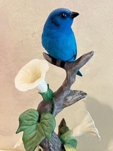lot 27 image: Boehme Indigo Bunting Porcelain Figurine
