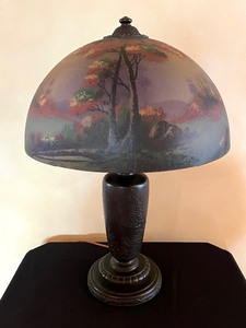 lot 5 image: Antique Table Lamp Attributed to Jefferson
