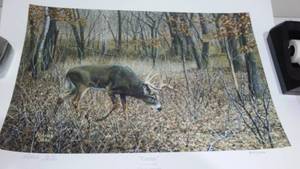 lot 525 image: Patrick Gibbs,  Estrus Signed,  Fund Raiser Turn in Posters.