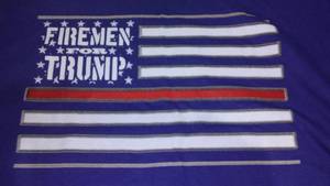 lot 543 image: Firemen for Trump T-Shirt. NEW 3XL.